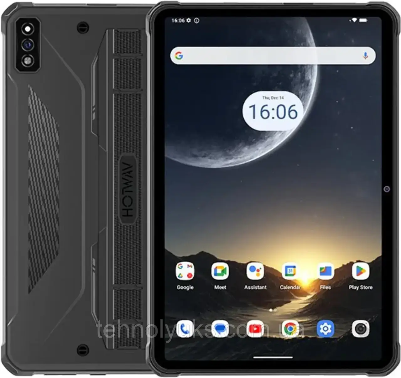 Планшет HOTWAV R7 6/256GB (Global LTE) Gray, 10,1" IPS, 15600mah, Tiger T606, IP69K, 4G, 16/16 Мп, фото 1