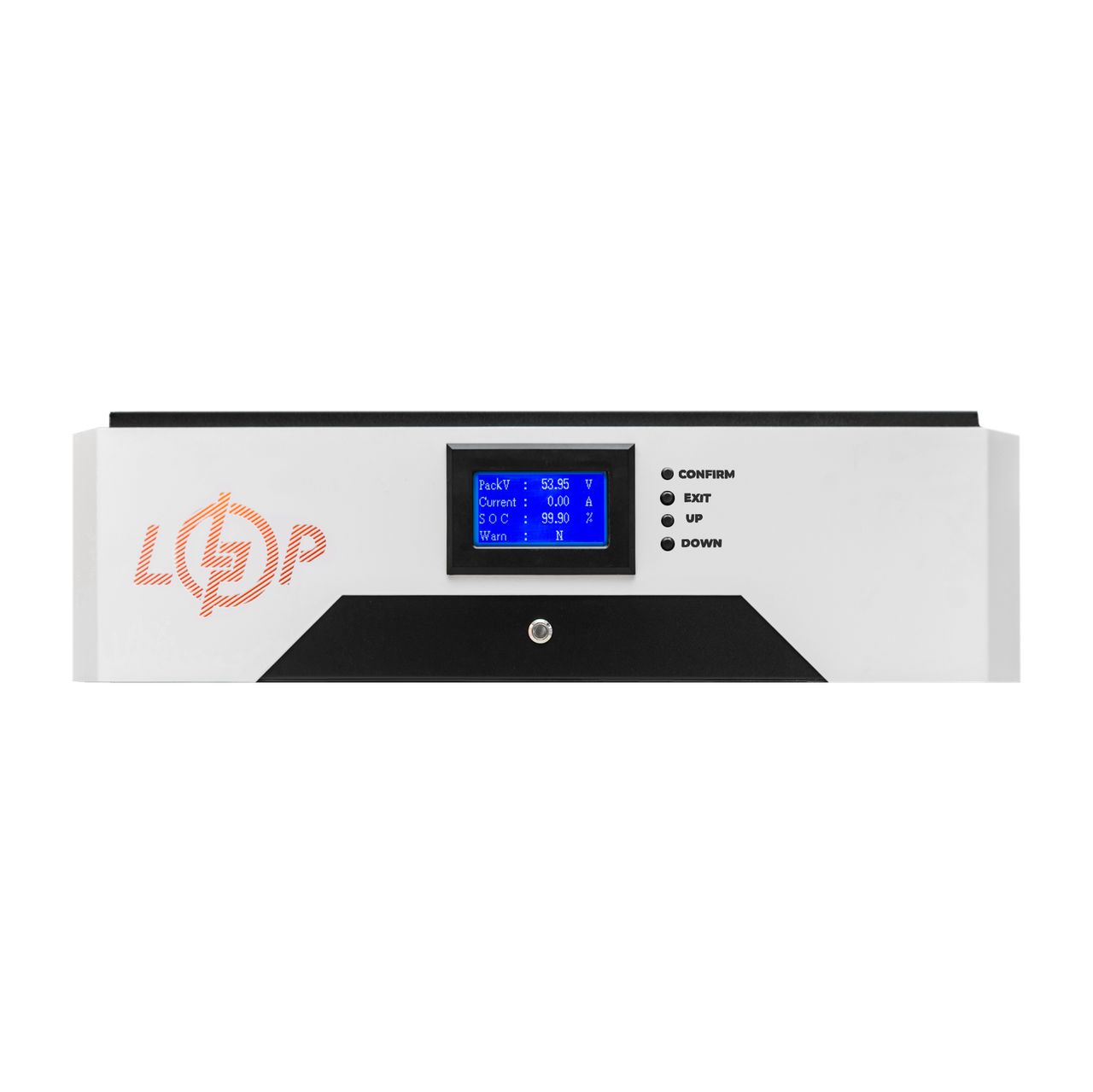 Акумулятор LP LiFePO4 51,2V - 280 Ah (14336Wh) (BMS 200A/200А) метал F LCD Smart BT