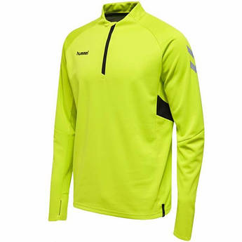 Чоловіча толстовка Hummel Tech Move Half Zip 200011-6102, Салатовий, Розмір (EU) — S