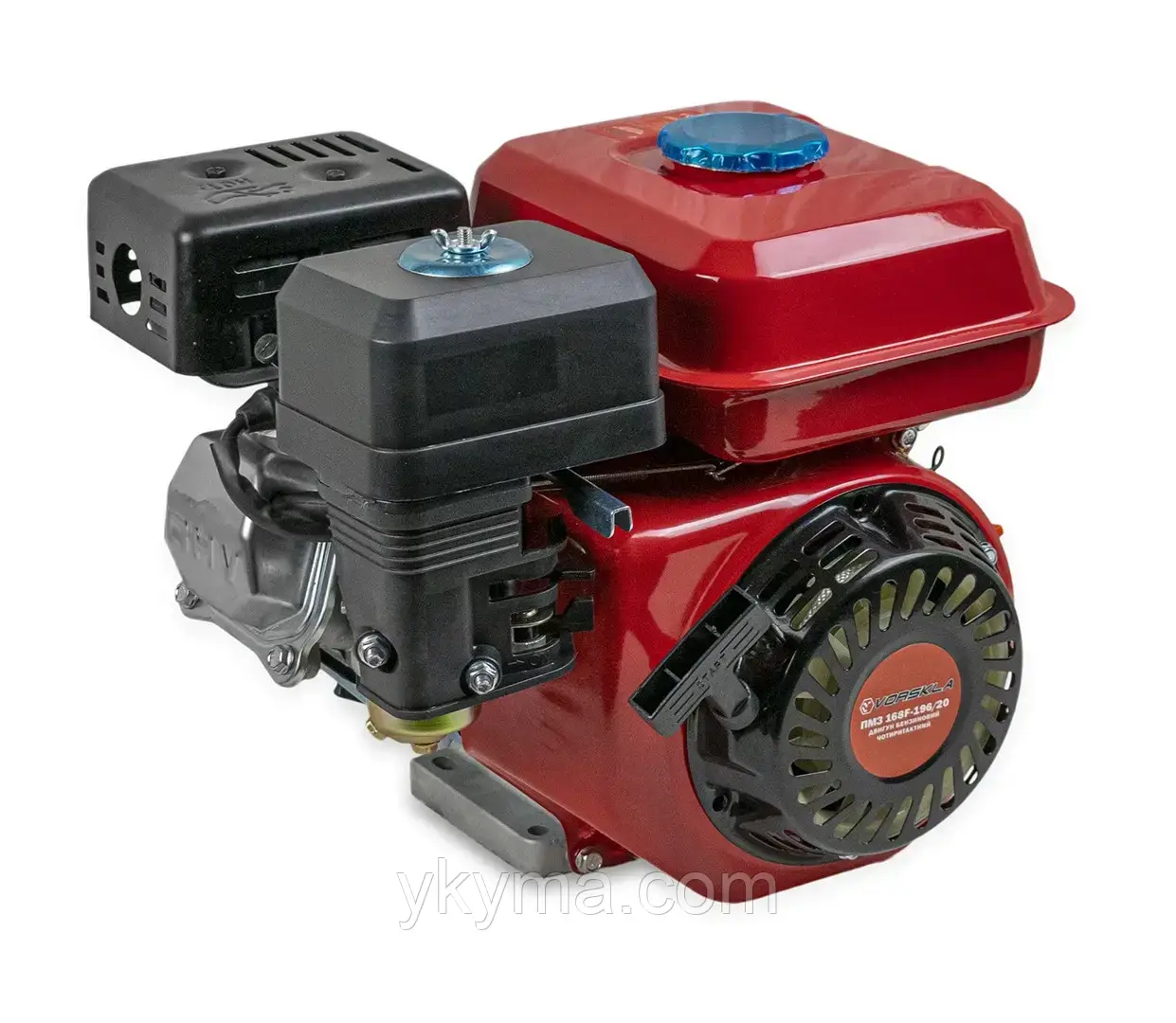 Бензиновий двигун VORSKLA ПМЗ 168F-196/20 (6,25 л.с.), фото 1
