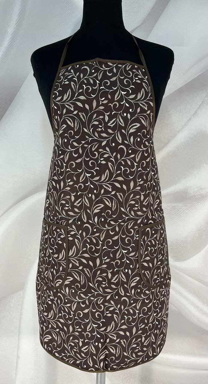 Фартух з надгрудником для кухні тканина бязь Розмір універсальний