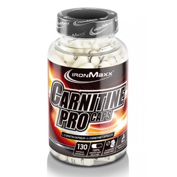 Жироспалювач IronMaxx Carnitine Pro - 130 капс (банка)