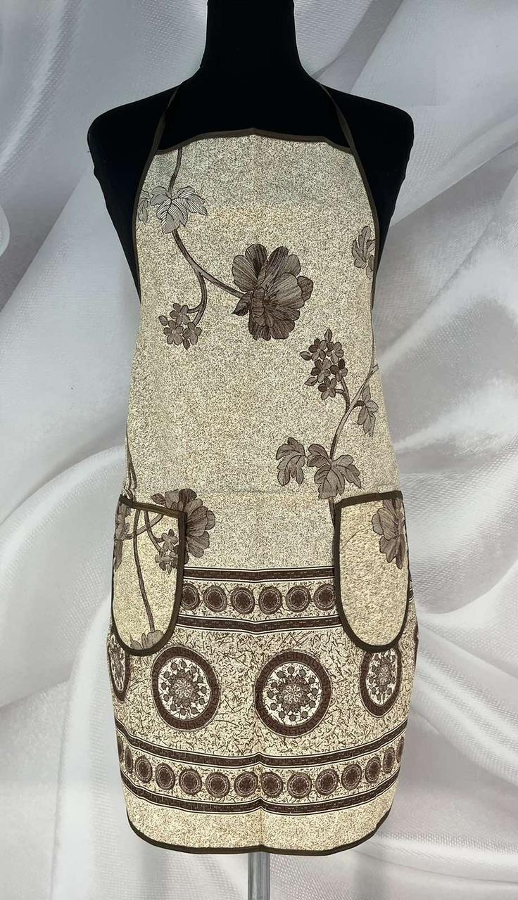 Фартух з надгрудником для кухні тканина бязь Розмір універсальний