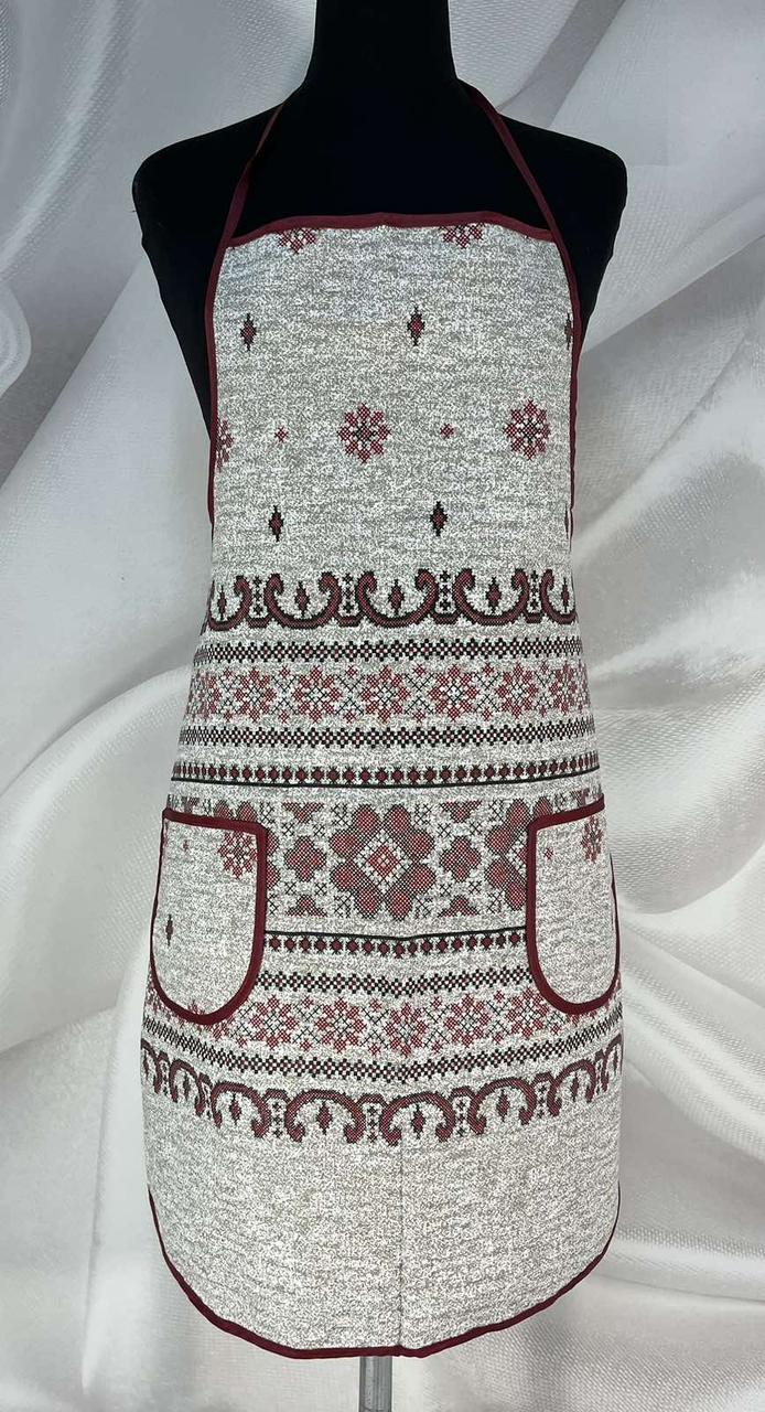 Фартух з надгрудником для кухні тканина бязь Розмір універсальний