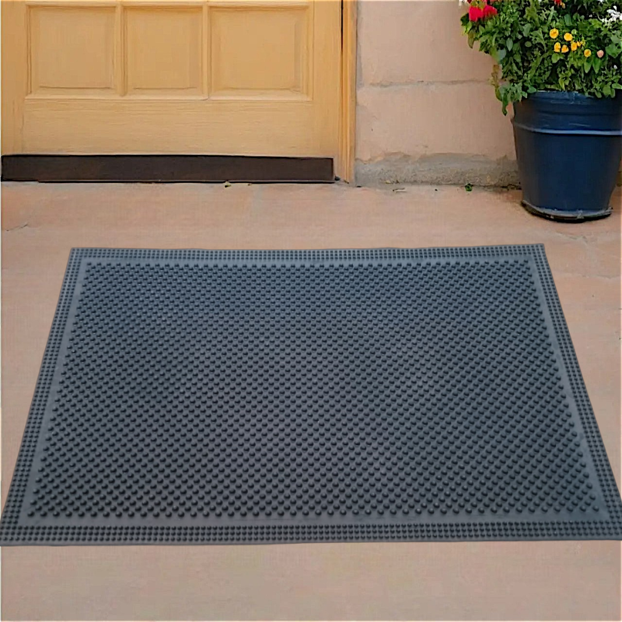 Килим придверний брудозахисний Шип 50х75 см, фото 1