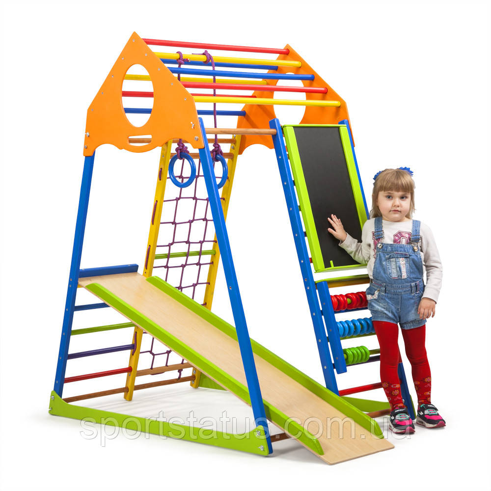 SportBaby Дитячий спортивний комплекс KindWood Color Plus