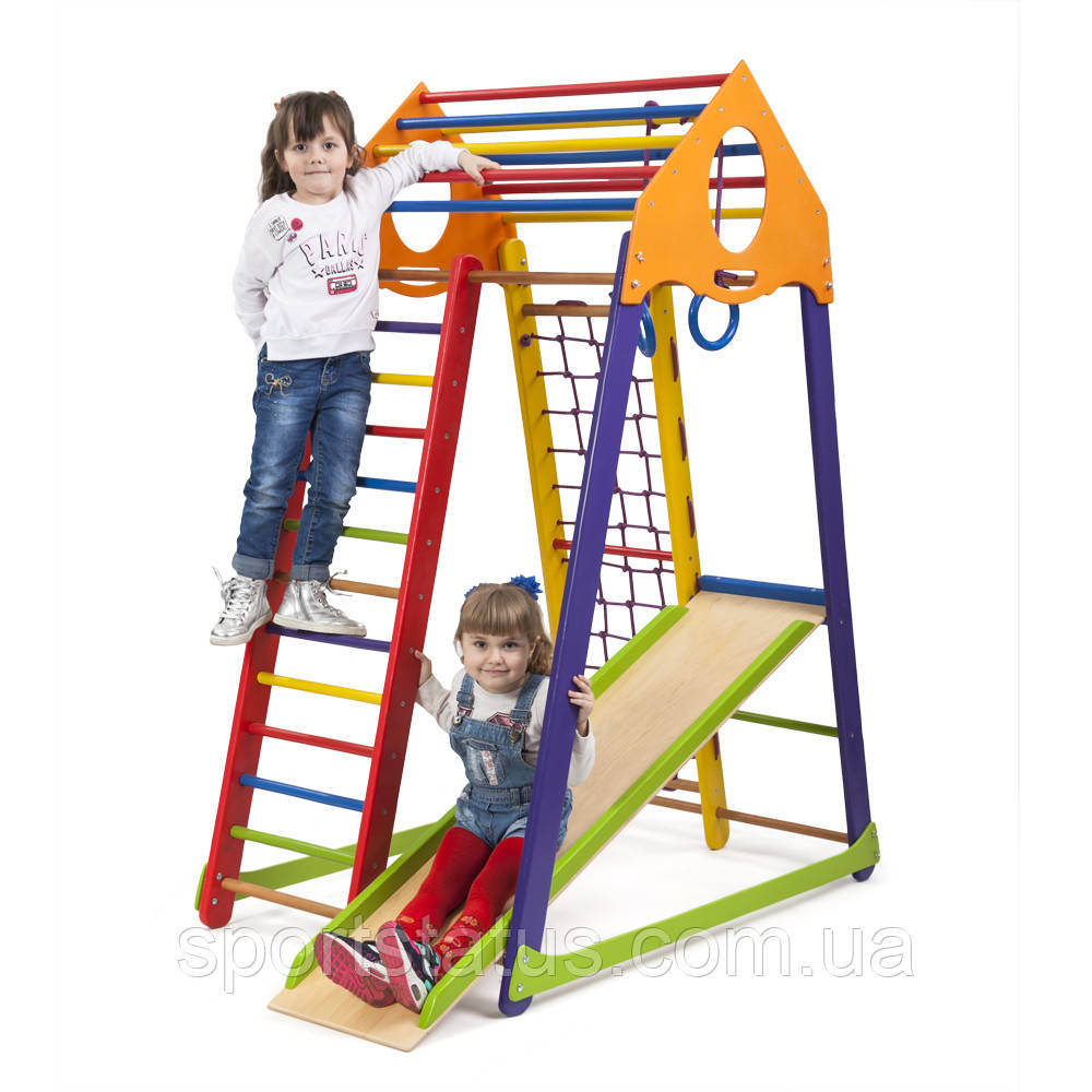 SportBaby Дитячий спортивний комплекс BambinoWood Color