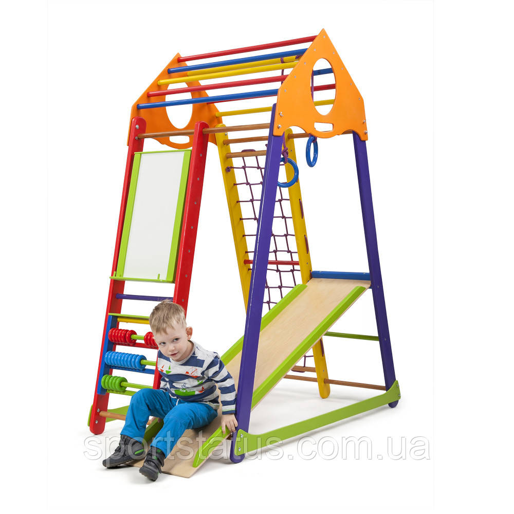 SportBaby Дитячий спортивний комплекс BambinoWood Color Plus