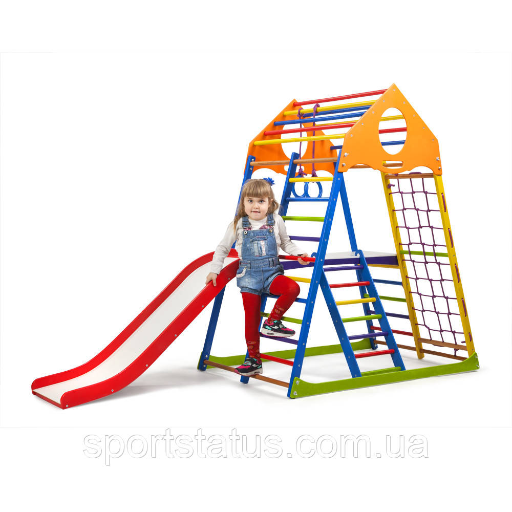 SportBaby Дитячий спортивний комплекс KindWood Color Plus 2