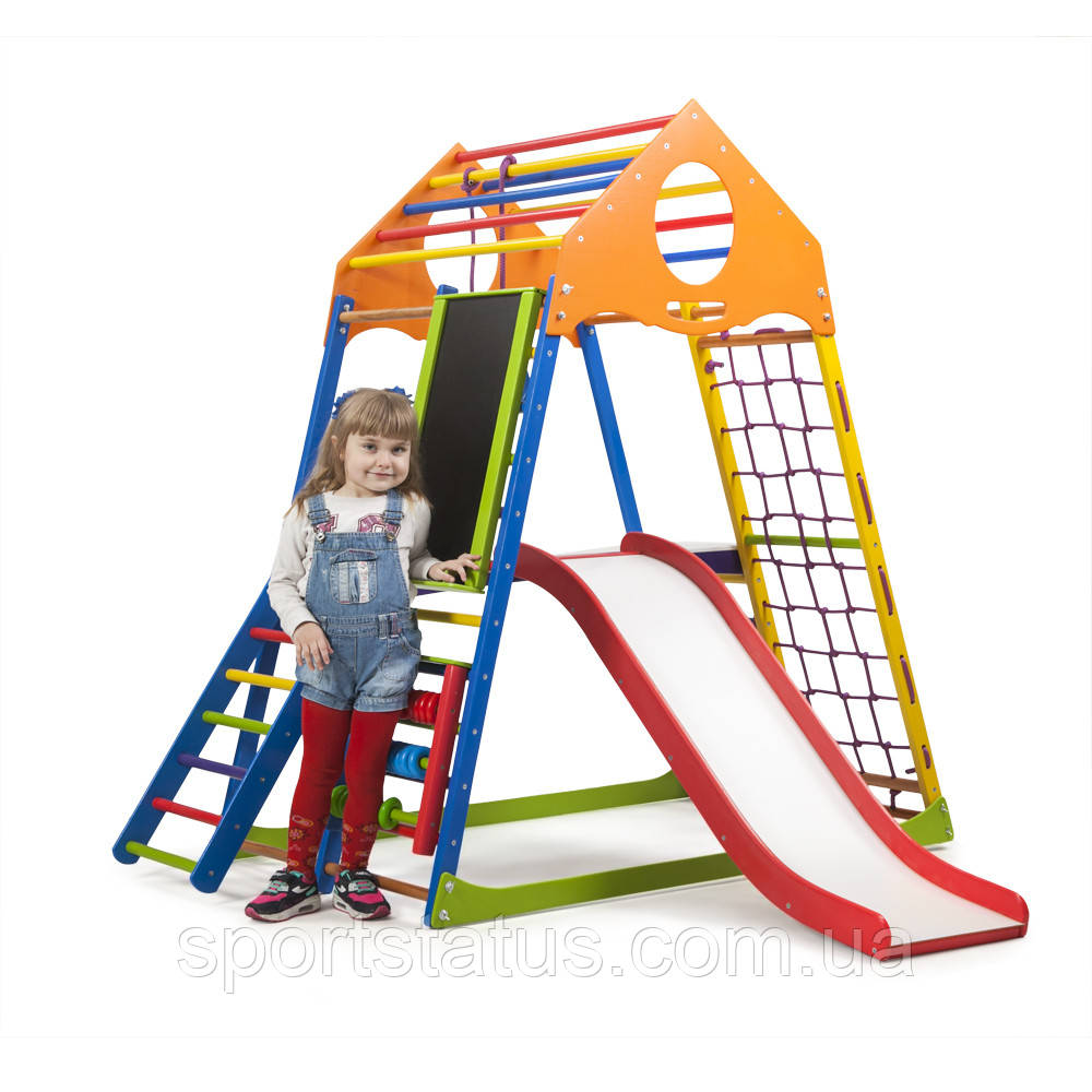 SportBaby Дитячий спортивний комплекс KindWood Color Plus 3