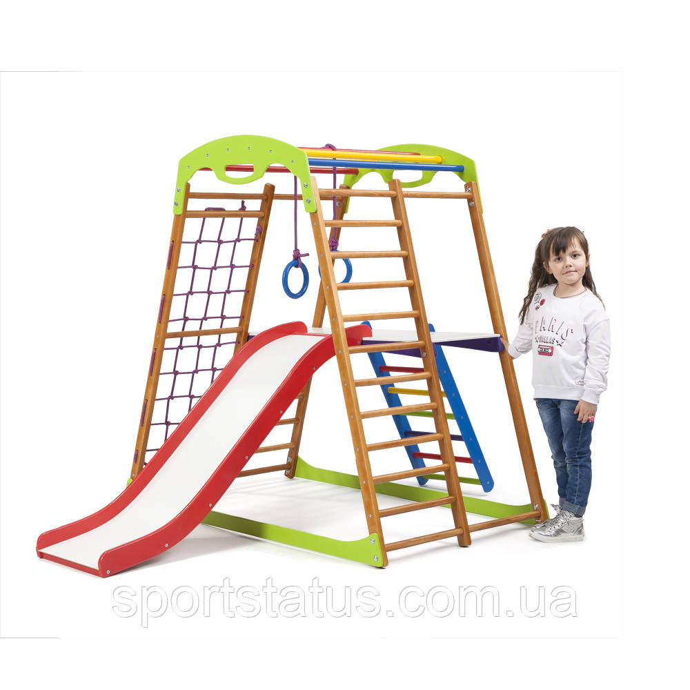 SportBaby Дитячий спортивний комплекс для дому BabyWood Plus 2