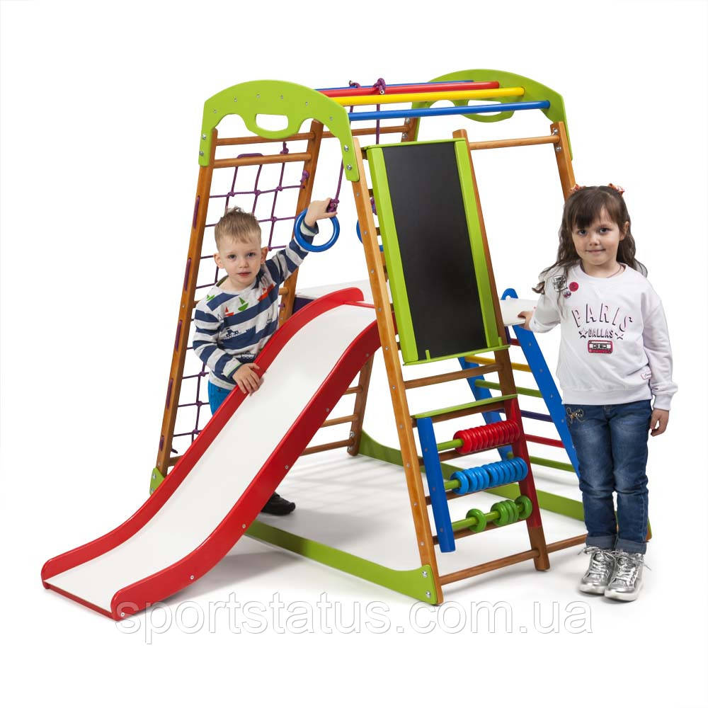 SportBaby Дитячий спортивний комплекс для дому BabyWood Plus 3
