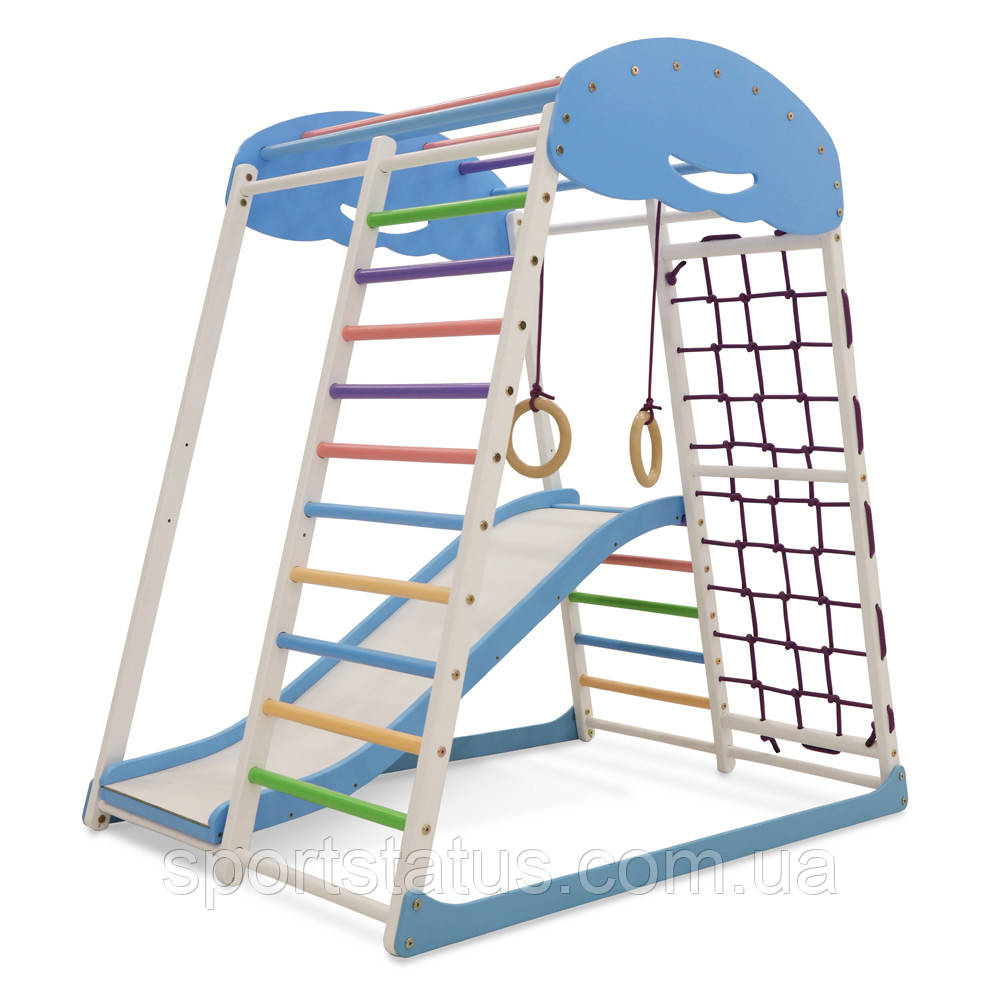 SportBaby Дитячий спортивний комплекс для дому SportBaby SportWood Sky Plus 1