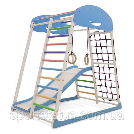 SportBaby Дитячий спортивний комплекс для дому SportBaby SportWood Sky Plus 1, фото 1