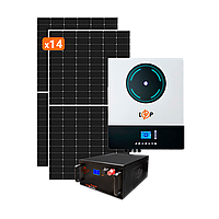 Сонячна електростанція (СЕС) Преміум 8kW АКБ 10kWh LiFePO4 195 Ah