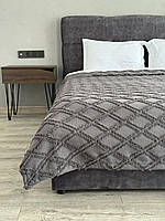 Покривало в скандинавському стилі "Сканія", графітовий колір (Розміри і кольори в асортименті)