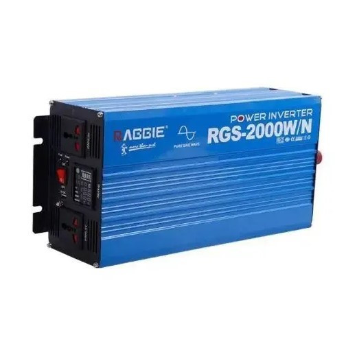 Перетворювач напруги з чистою синусоїдою інвертор Raggie Pure Sine Wave RGS-2000W 12V, фото 1