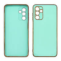 Чохол Glossy Color для Samsung A04e A042F колір 4 бірюзовий