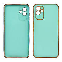 Чохол Glossy Color для Samsung A04s A047F колір 4 бірюзовий