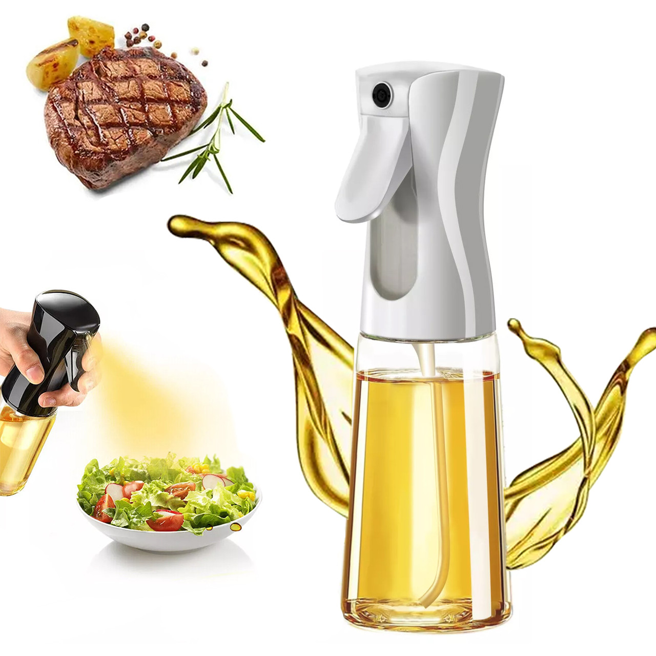 Спрей-дозатор для олії та оцту (9543) White