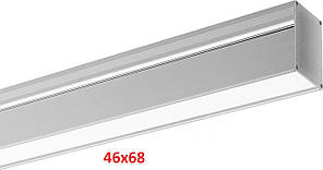 Лінійний  LED-світильник M6-4668 L=1200/1700/2300/2800 мм (39-97W; 4800-12100Lm) світлодіодний підвісний