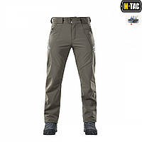 M-Tac штани Soft Shell Winter Olive (зелені), тактичні, для ЗСУ, демісезонні, зимові, військові