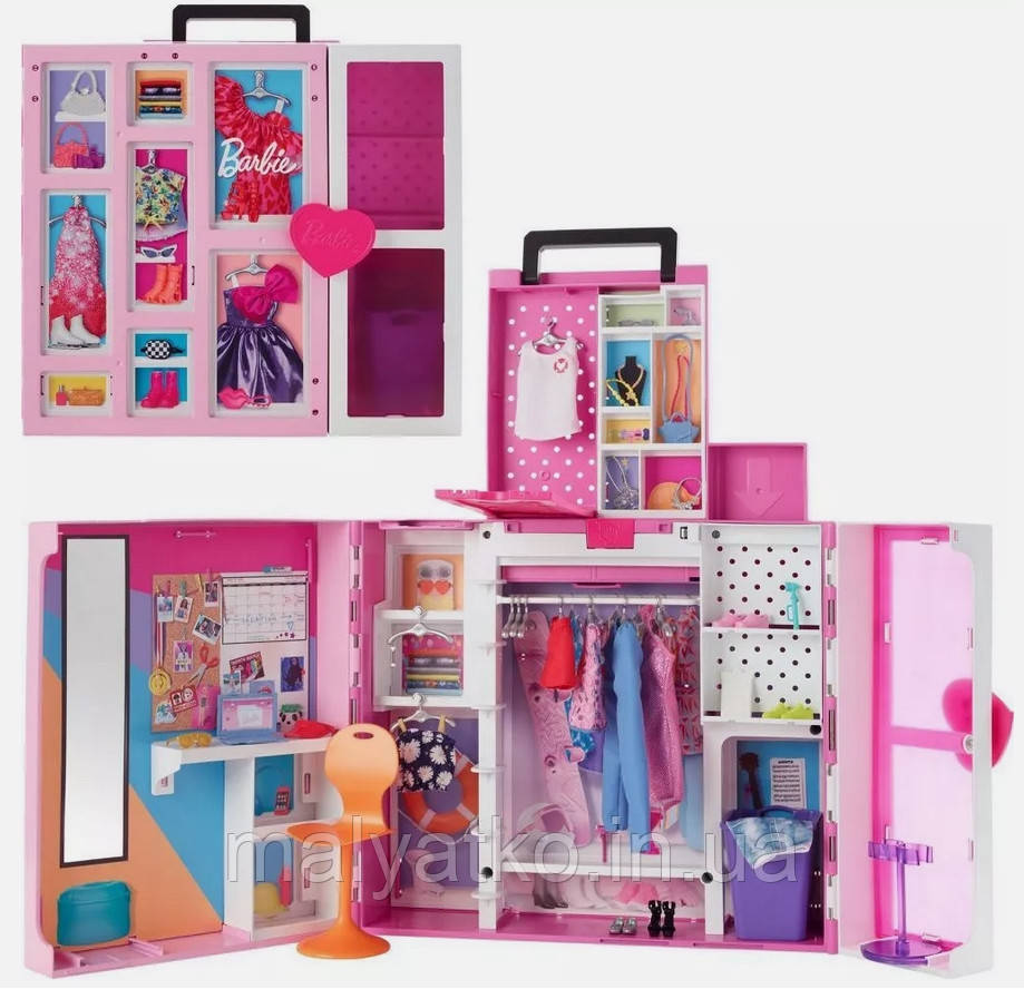 Ігровий набір Barbie Dream Closet Двоповерхова шафа мрії