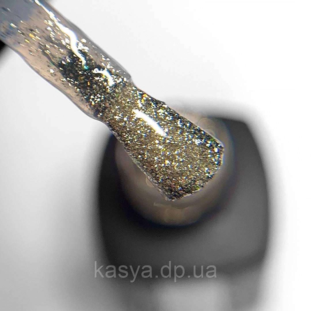 Гель лак Baby Moon Dance Diamond Gel polish №18, 6 мл біле золото з шиммером, фото 1