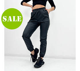 Штани-джогери з екошкіри "Bennett" оптом | Норма | Розпродаж моделі