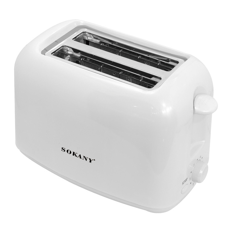 Тостер для хліба Sokany HJT-022 6 температурних режимів на 2 скибочки з підігрівом 700 Вт