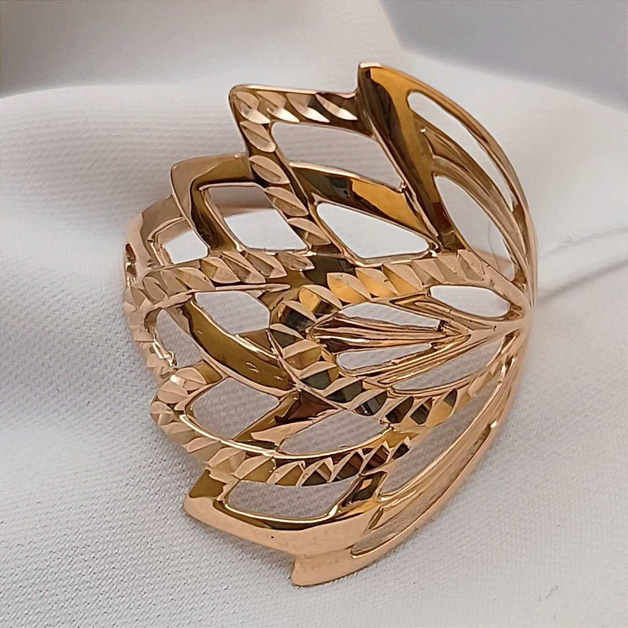 Золоте кільце 585 проби, фото 1