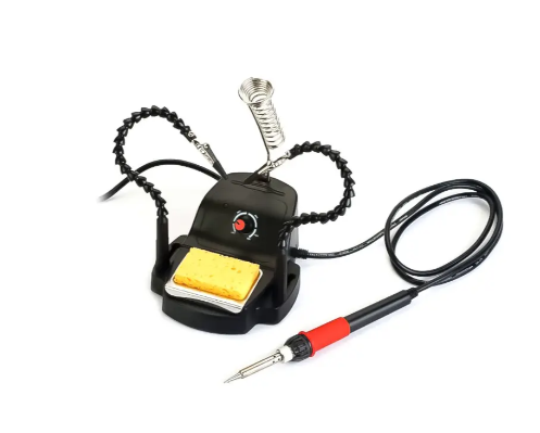 Паяльна станція ZD-8988E-N з затискачами типу "крокодил" 25W (MAX 60W), 200°C до 480°C, фото 1