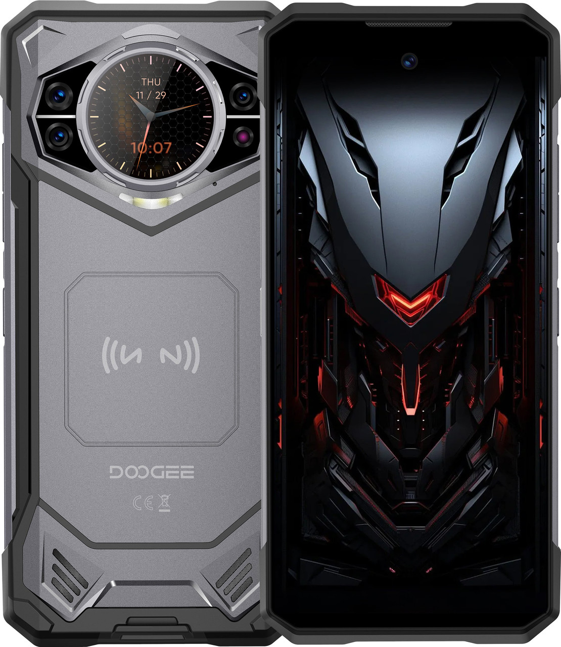 DOOGEE S200 12/256GB 5G, NFC, Dimensity 7050, 10100 мАг, IP69K, Android 14, 100 Мп, Дисплей 6.72" FHD+ 120 Гц