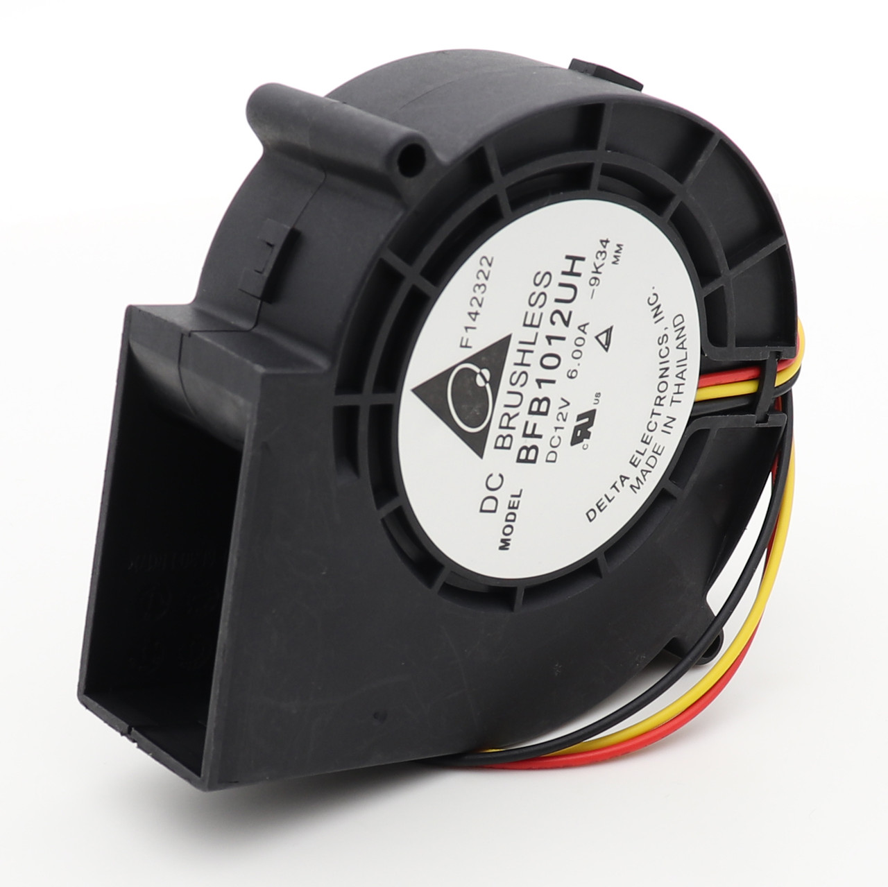 Б/У Радіальний вентилятор Delta Electronics, BFB1012UH, 9733, 12В, 7300 об/хв, 5 А, 60 Вт, 3-pin