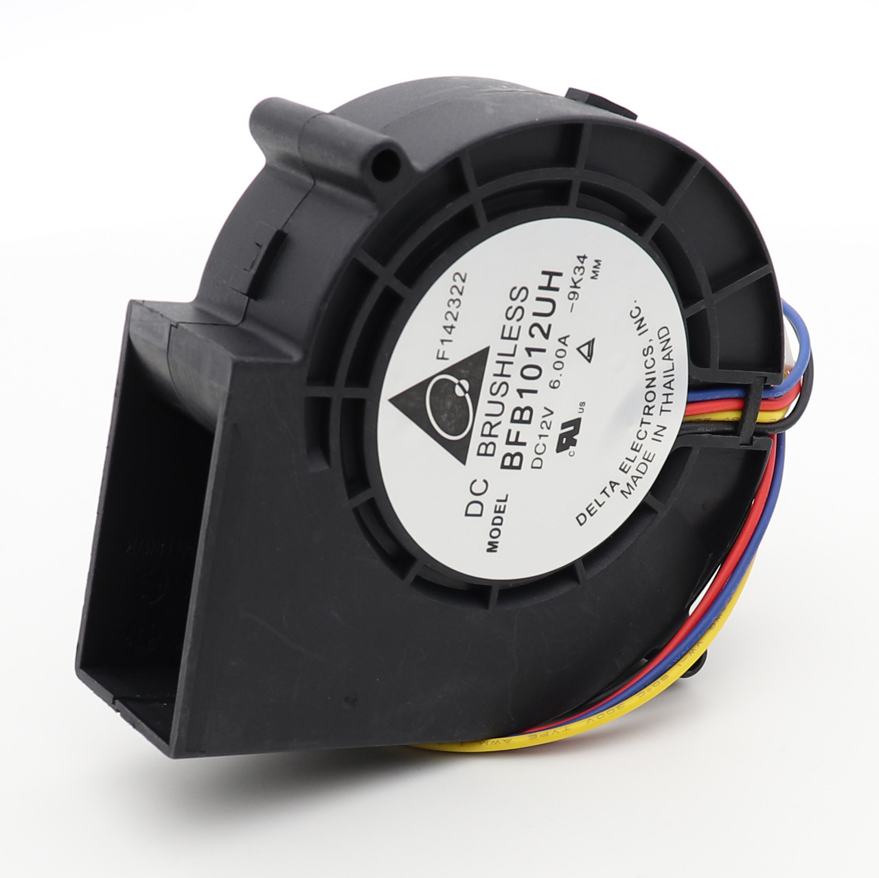 Б/У Радіальний вентилятор Delta Electronics, BFB1012UH, 9733, 12В, 7300 об/хв, 5 А, 60 Вт, 4-pin
