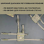 Платформа на стегно MOLLE 3х3 | Піксель ММ-14 |, фото 7