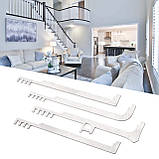 Набір із 4 інструментів із неіржавкої сталі, металеві зубчасті гребінці, міцні аварійні відмички, фото 7