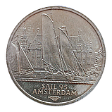 Нідерланди 2 ECU, 1995 Регата в Амстердамі - Фризька тьялк, фото 3