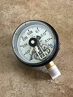 Електроконтактний сигналізувальний манометр 1,6 кгс/см2 (0.16 МПа) Ф100 мм М20х1,5 ДМ Cr 05160 (UAM Україна)