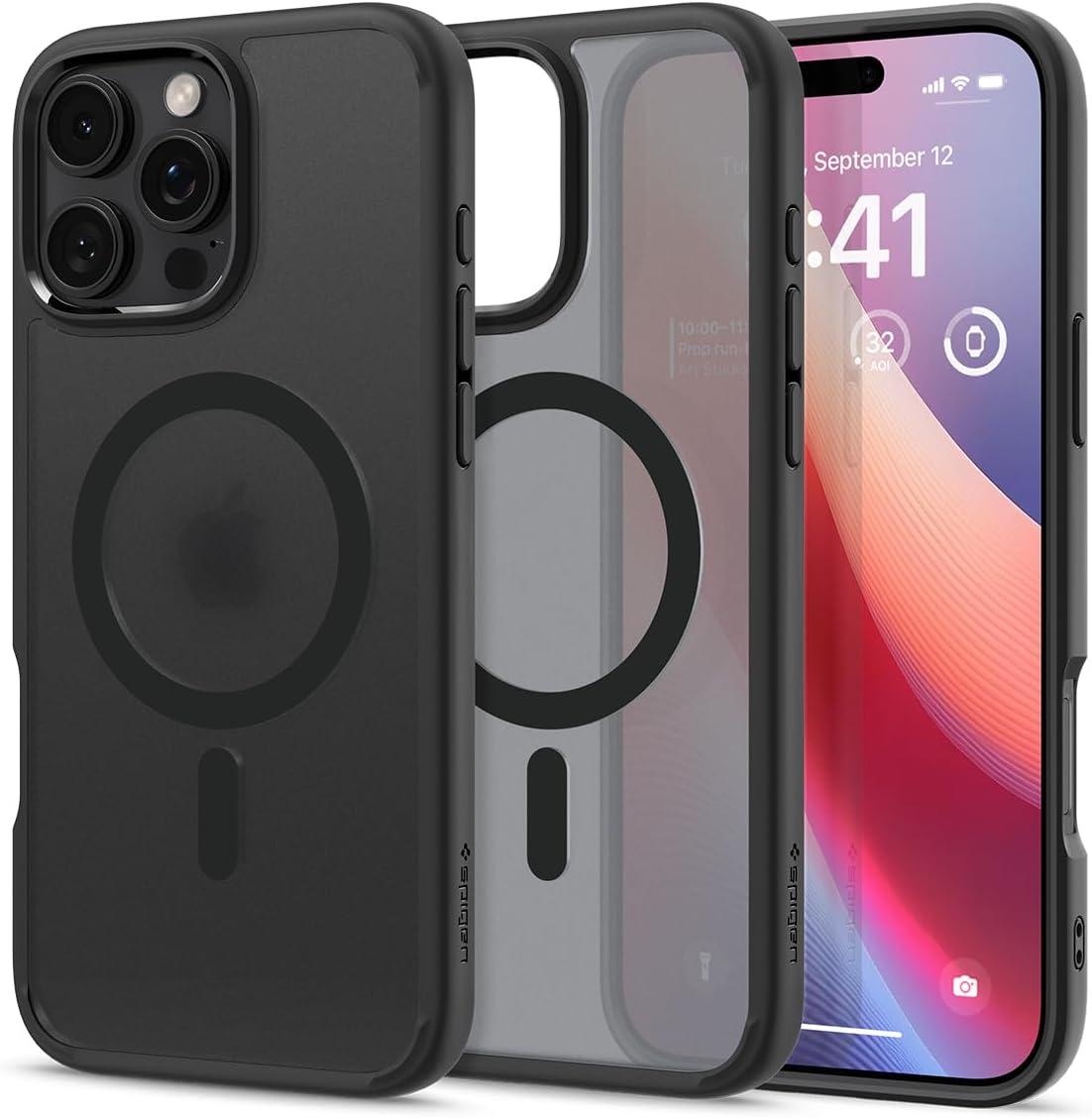 Чохол Spigen для iPhone 16 Pro Max - Ultra Hybrid MagFit, Frost Black (ACS08003)