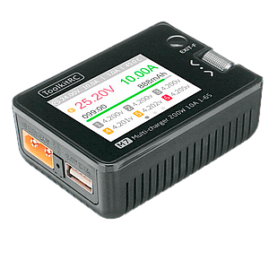 Зарядний пристрій для акумуляторів ToolkitRC M7 DC 200W 10A Recycle mode