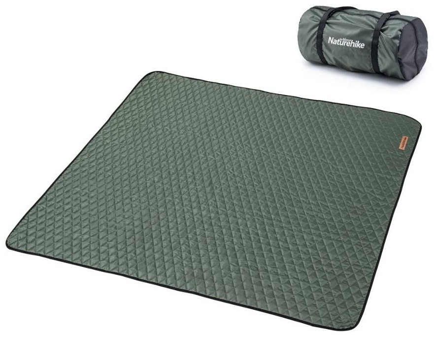 Вологозахисний килимок-ковдра Naturehike NH20FCD11, 180х200 см (Dark Green)