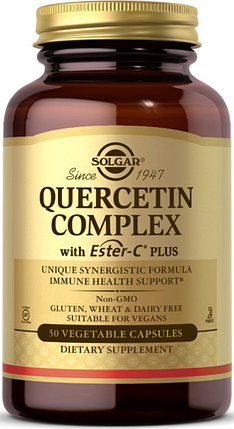 Кверцетин Solgar Quercetin Complex with Ester-C plus 50 veg caps, фото 1