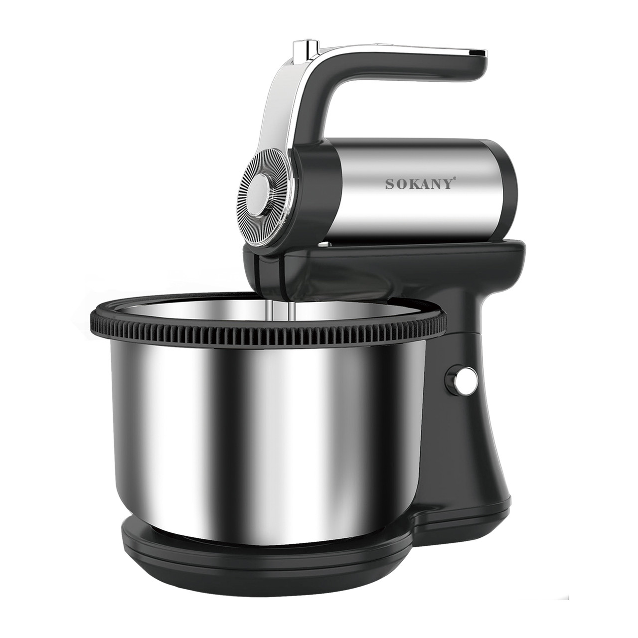 Міксер кухонний стаціонарний 1000 Вт металева чаша Sokany CX-6662, чаша 4 л