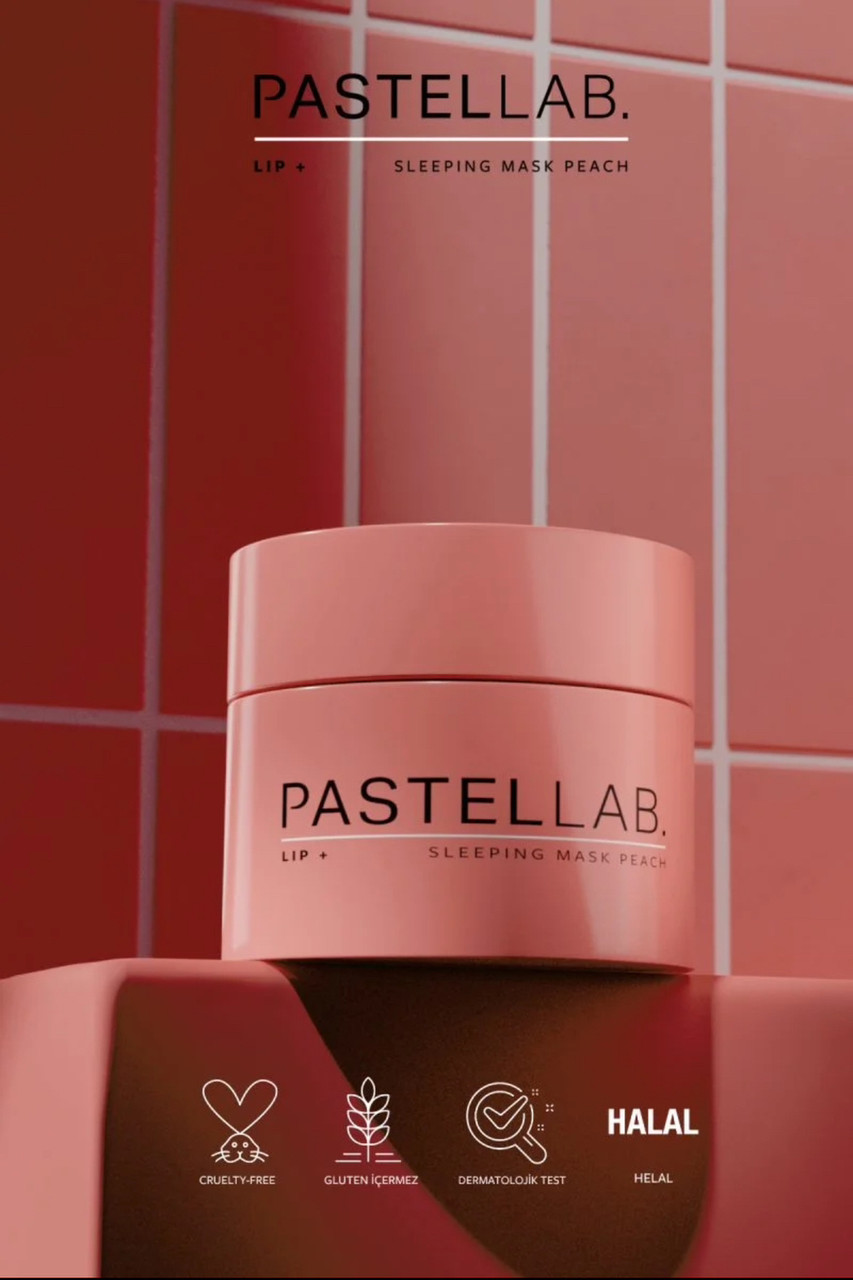 Маска для огляду за губами Персик Lip Sleeping Mask Pastel