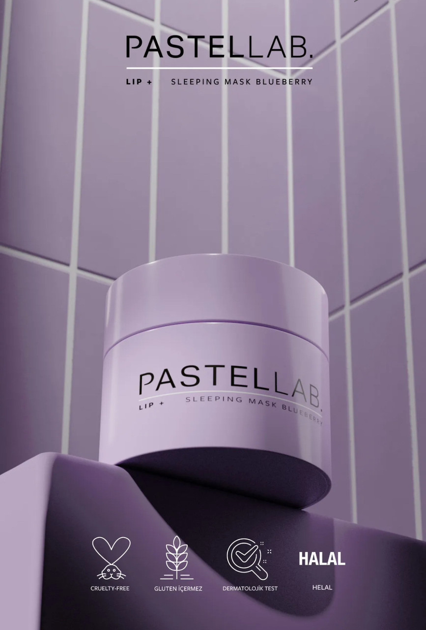 Нічна маска для догляду за губами чорниця Lip Sleeping Mask Pastel
