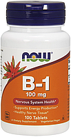 Вітамін В1 NOW Foods B-1 100 мг 100 капсул