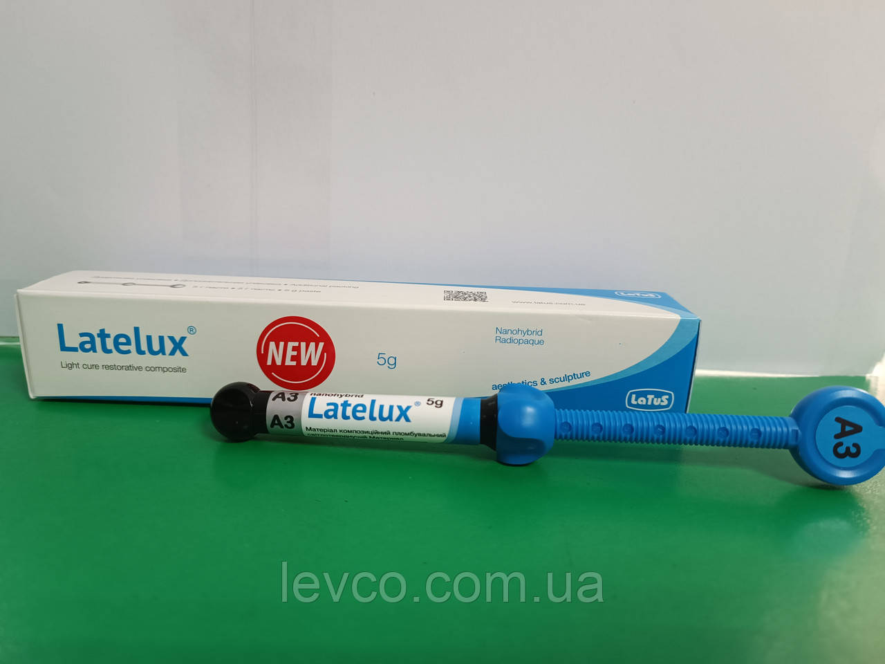 ЛАТЕЛЮКС ШПРИЦ 5ГР ФОТОПОЛІМЕРНИЙ МАТЕРІАЛ КОЛІР А1, фото 1