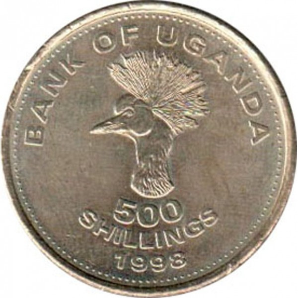 Уганда 500 шилінгiв, 1998-2022  №1771, фото 1