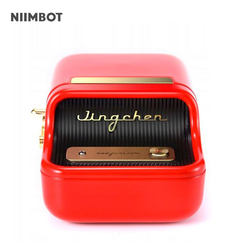 Принтер етикеток стікерів Niimbot B21 Red, термопринтер | + рулон етикеток (230 шт), фото 1